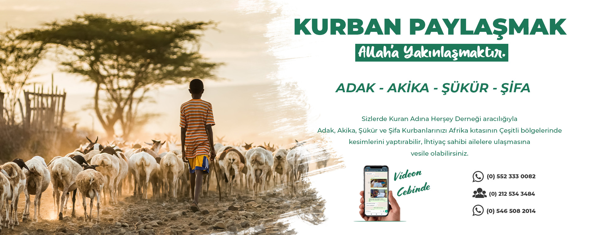 Kurban Çalışması Hakkında bilgi veren sayfa 
