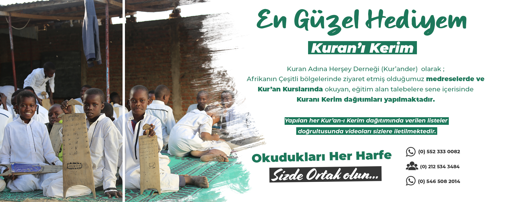 En Güzel Hediyem Kur'an-ı Kerim hakkında bilgi veren sayfa.