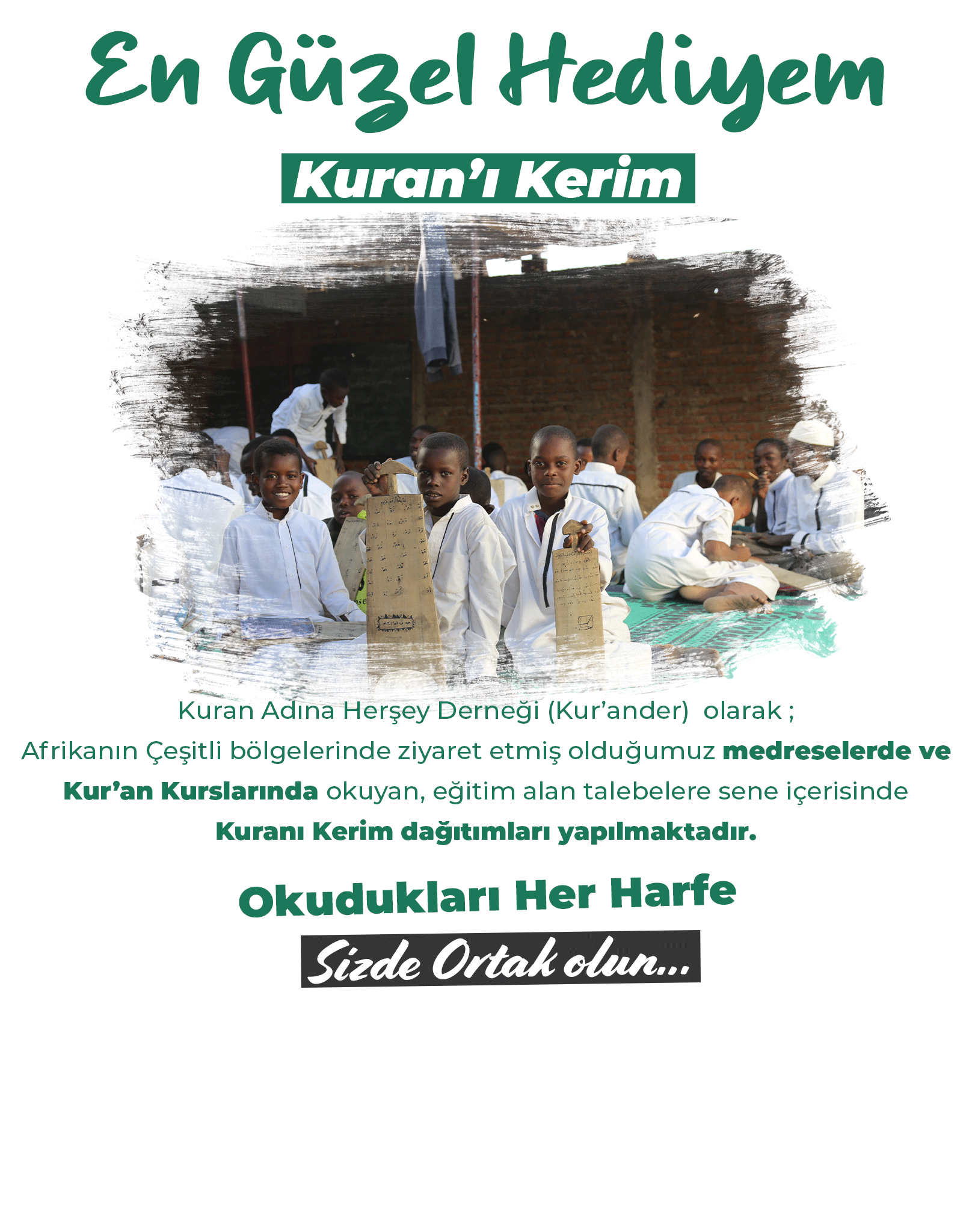 En Güzel Hediyem Kur'an-ı Kerim hakkında bilgi veren sayfa.